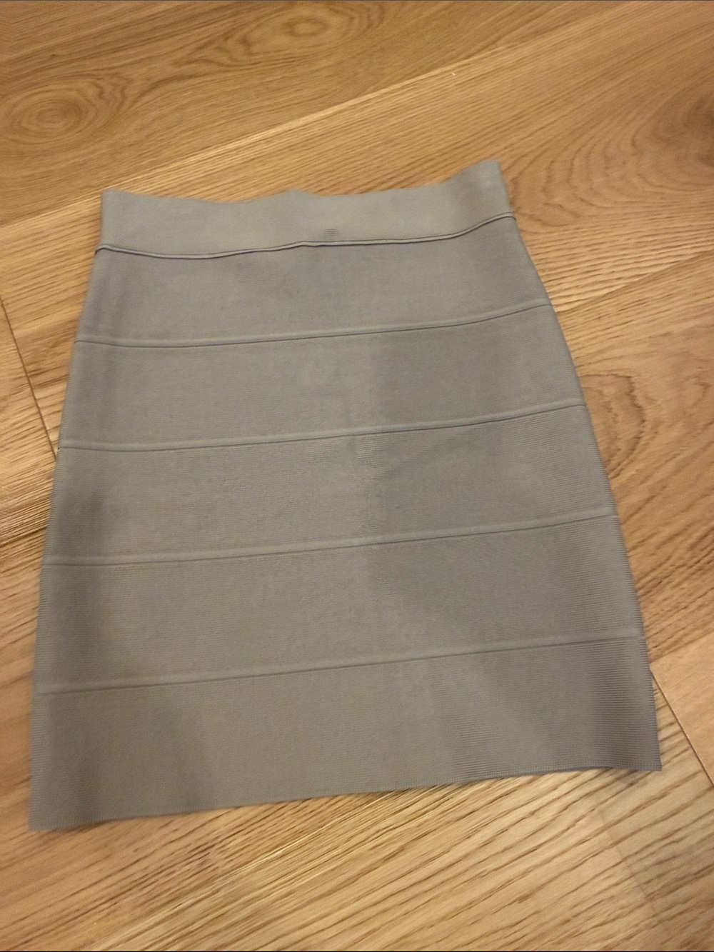 BGBC MAXAZRIA Classic Grey Bandage Mini Skirt